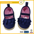 Cadeau rose Belle chaussure de bébé de printemps Chaussures de petite fille fabriquées en Chine